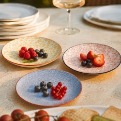 Lot de 6 assiettes à dessert design 3, SABAE