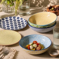 Lot de 6 assiettes creuses, SABAE