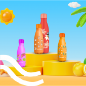 Les bouteilles isothermes, colorées, tendances et variées | Artime